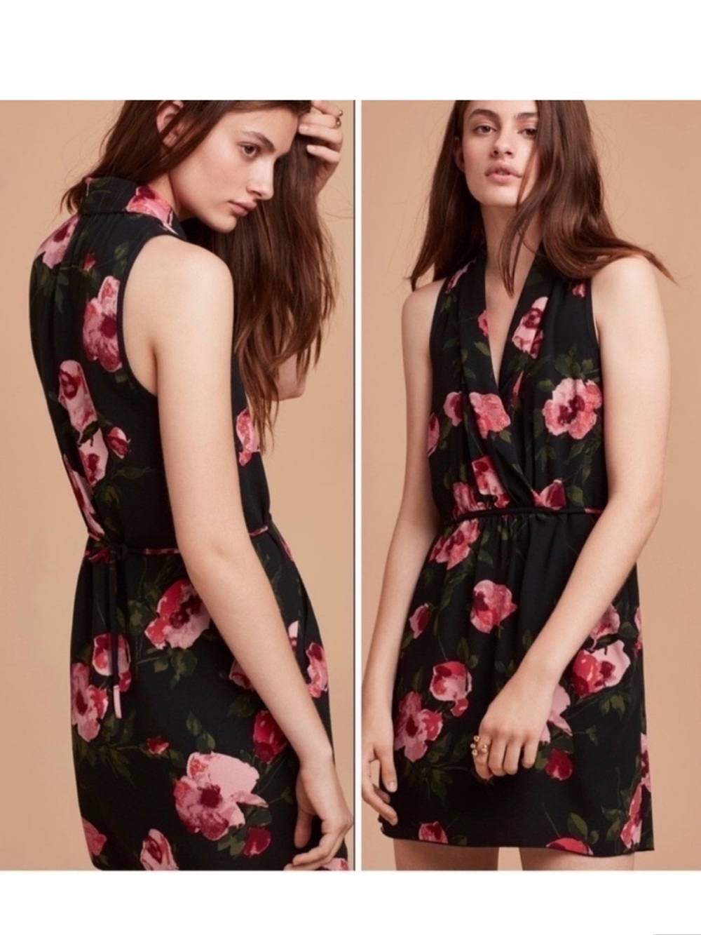 Aritzia Wilfred Sabine Floral Mini Dress size XS
